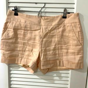 Loft Pink Linen Shorts